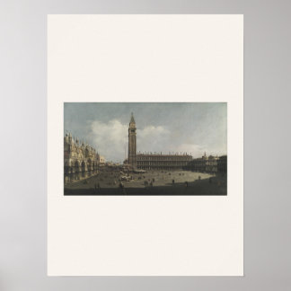 Affiche Piazza San Marco, Venise par Bellotto - City Art