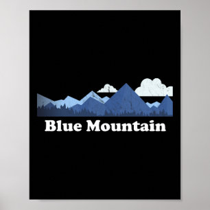 Affiche Pic Blue Mountain Gger New York Ny Ascension Rando