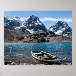 Affiche Pic de glace d'Escalade des Andes - Bolivie Trek