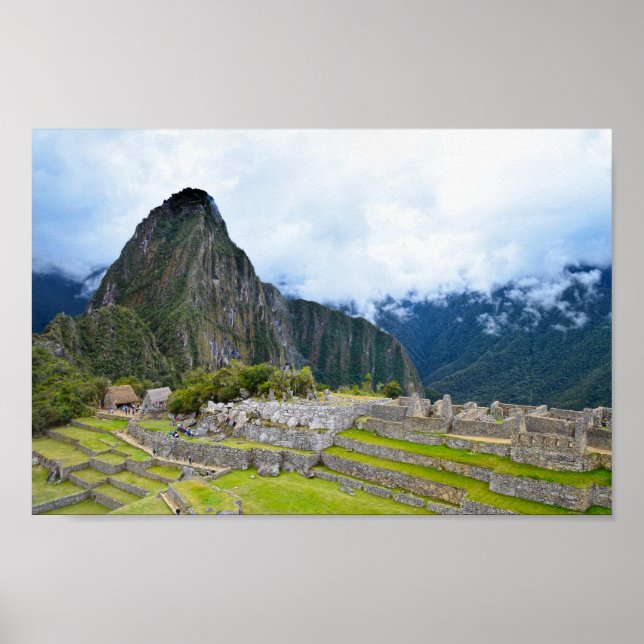 Affiche Pic de Huayna Picchu à Machu Picchu, Pérou (Devant)