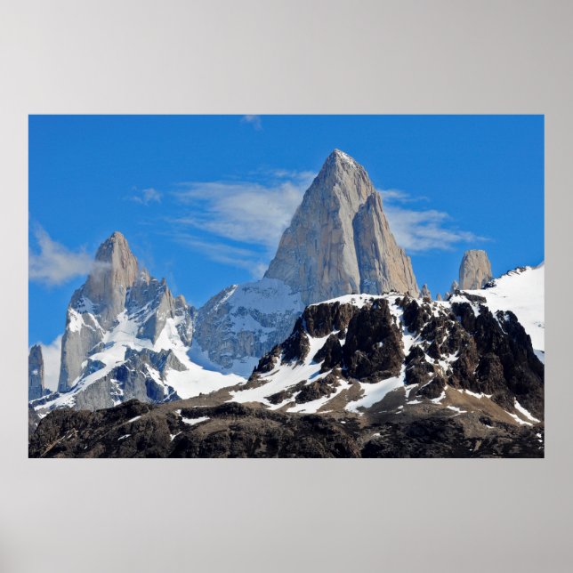 Affiche Pic de montagne (Devant)