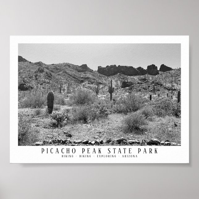 Affiche Picacho Peak State Park Keepsar Arizona (Devant)