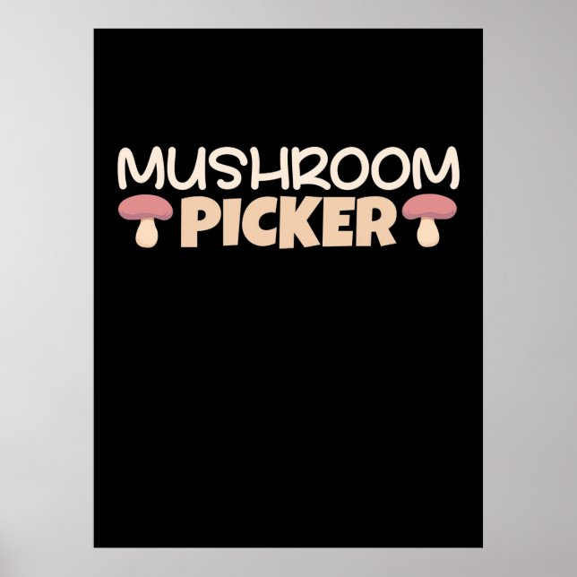 Affiche Pickers à champignons (Devant)