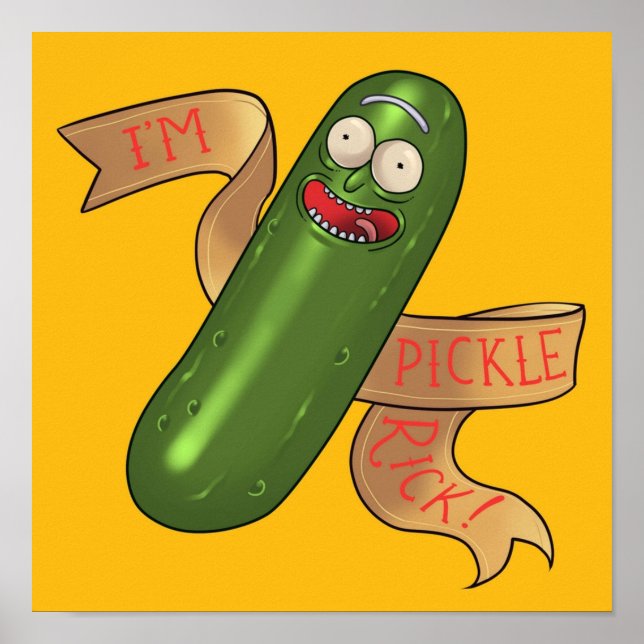 Affiche Pickle Rick (Devant)