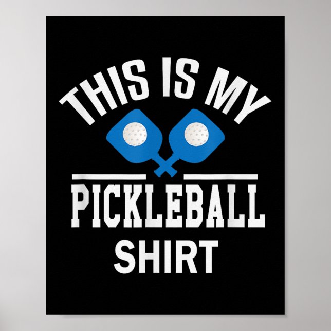 Affiche Pickleball - Dinker Badminton Tennis Pickleball Ca (Devant)