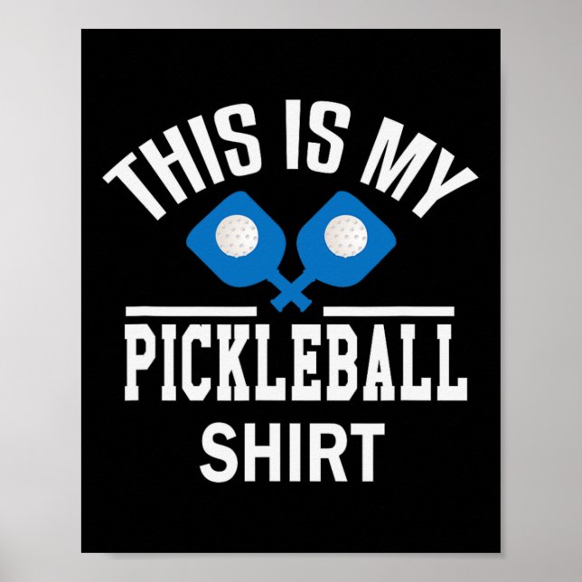 Affiche Pickleball - Dinker Badminton Tennis Pickleball Gi (Devant)
