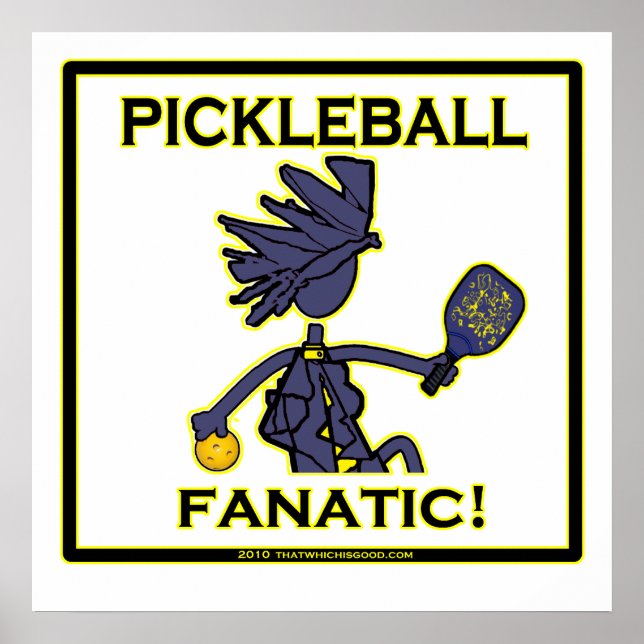 Affiche Pickleball Fanatique (Devant)