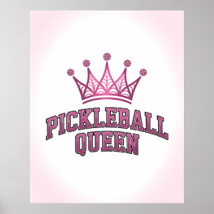 Affiche Pickleball Queen