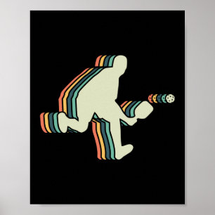 Affiche Pickleball vintage