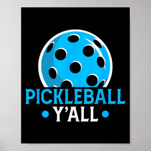 Affiche Pickleball vous tous drôle pickle ball dicton nouv