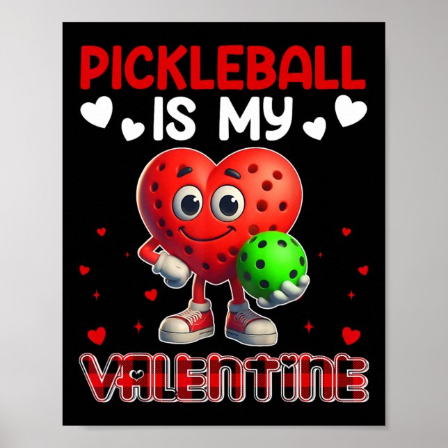 Affiche Picklebyll est mon Valentin Bylls Mignons Forme de (Devant)