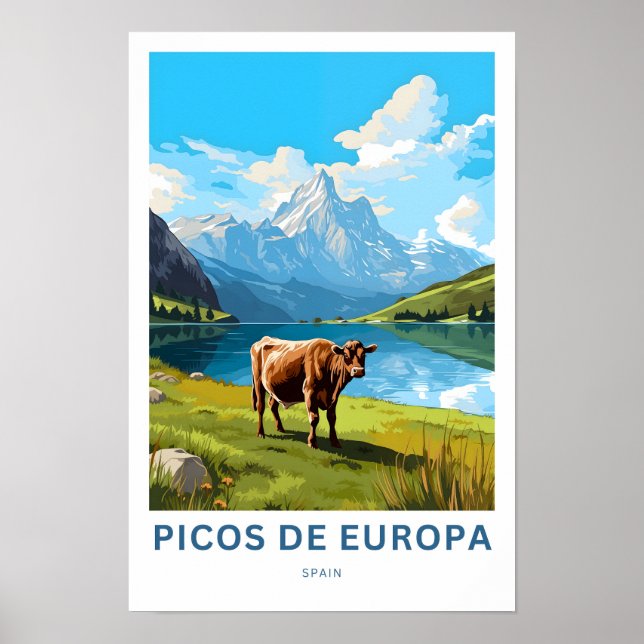 Affiche Picos de Europa Espagne (Devant)