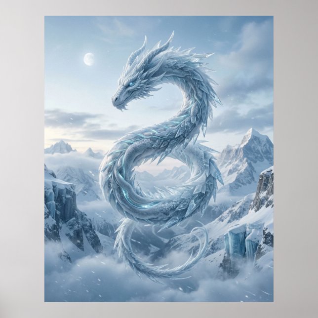 Affiche Pics du dragon de glace (Devant)