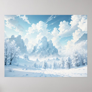 Affiche Pics gelés : Wonderland hivernal