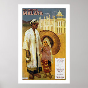 Affiche Picturesque Malaya