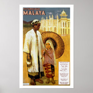 Affiche Picturesque Malaya
