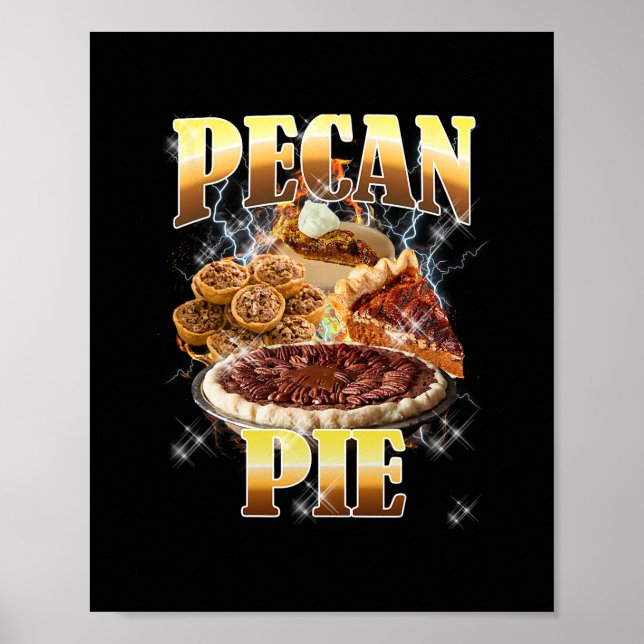 Affiche Pie de Pécan de Thanksgiving Bootleg Rap Rock 90's (Devant)