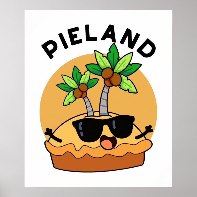Affiche Pie-land Funny Island Pun (Devant)