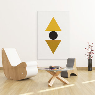 Affiche Pièce à équilibre triangulaire