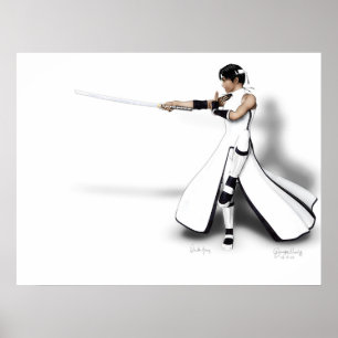 Affiche Pièce blanche