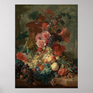 Affiche Pièce de fruits par Jan van Huysum