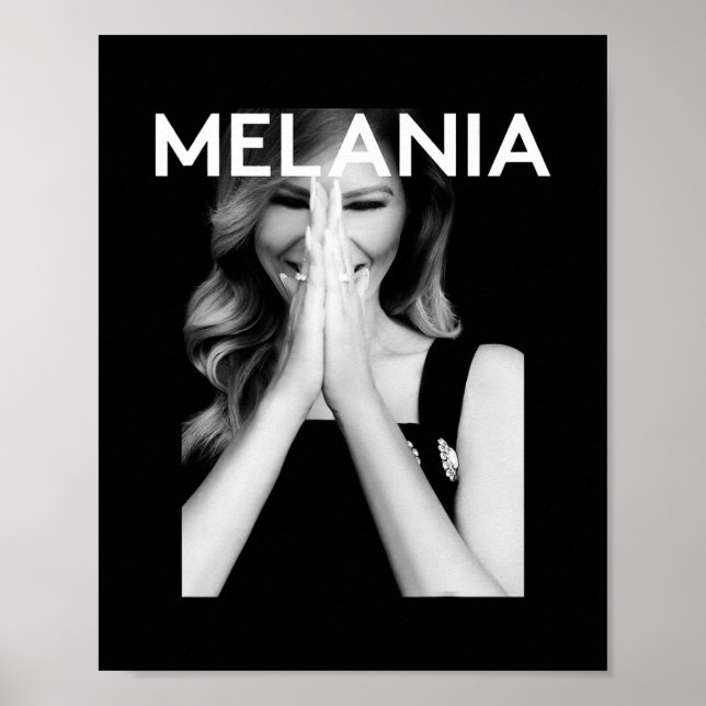 Affiche Pièce de monnaie mème crypto Melania  (Devant)
