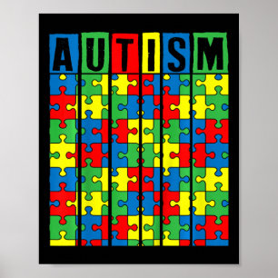 Affiche Pièce de Sensibilisation sur l'autisme pour enfant