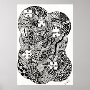 Affiche Pièce du puzzle absente