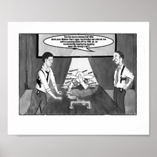 Affiche Pièce En Coton De Peter Dans Les Poignées, Échelle