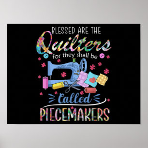 Affiche Piecemakers Piecemakers Quilting Couture Cadeau