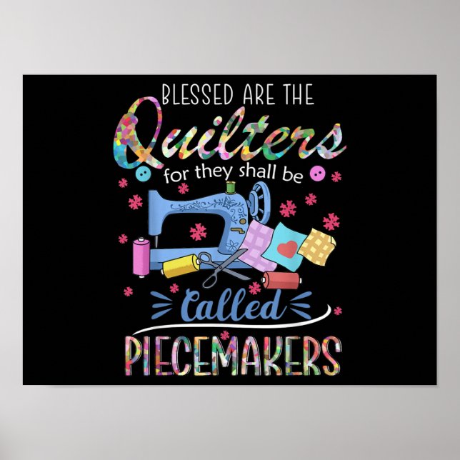 Affiche Piecemakers Piecemakers Quilting Couture Cadeau (Devant)