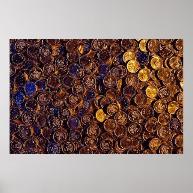 Affiche Pièces Sterling (Devant)