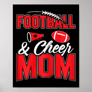 Affiche Pied et pom-pom girl maman cheerleading mère pied