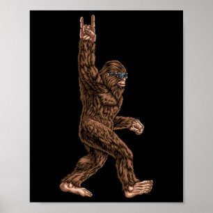 Affiche Pied Pour Hommes Et Femmes - Rock Sur Sasquatch Bi