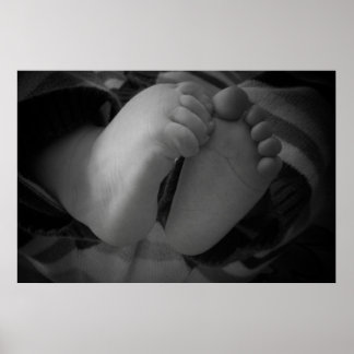 Affiche Pieds bébé
