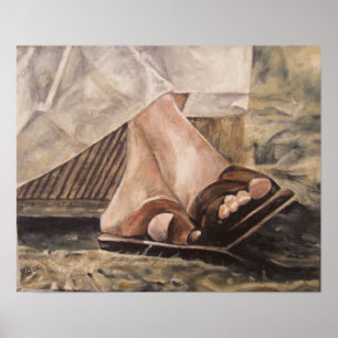 Affiche Pieds de l'Aimé...Meher Baba