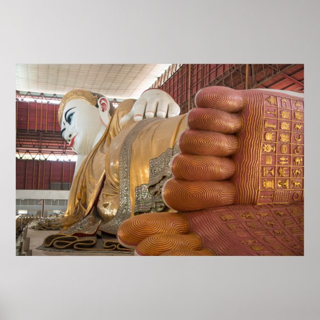 Affiche Pieds de statue de Bouddha (Devant)