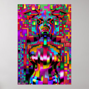 Affiche Piégé dans un bug de téléporteur - Ken Gage Art