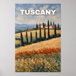 Affiche Pienza Toscane