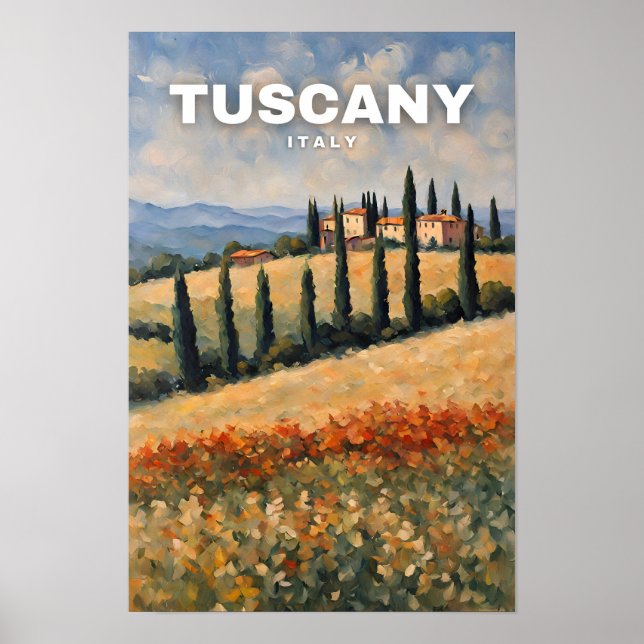 Affiche Pienza Toscane (Devant)