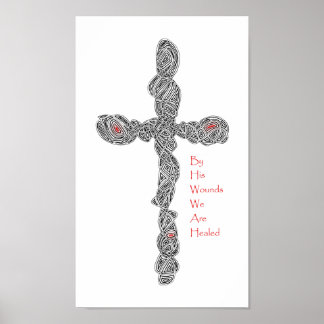 Affiche Piercé - Ésaïe 53:5b