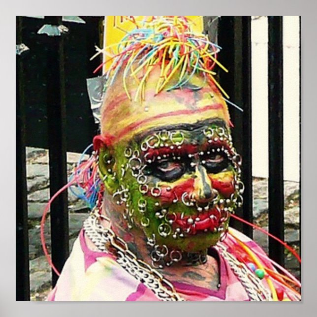 Affiche Piercing corporel (Devant)