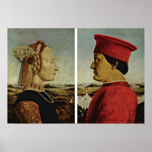 Affiche Piero della Francesca - Diptych