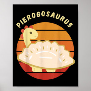 Affiche Pierogi Polonais Pierogosaurus Pologne Quai de dum