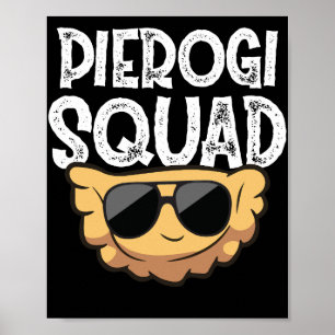 Affiche Pierogi Squad Polish Food Poland Funny