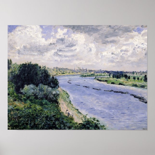 Affiche Pierre A Renoir | Négociations sur la Seine (Devant)