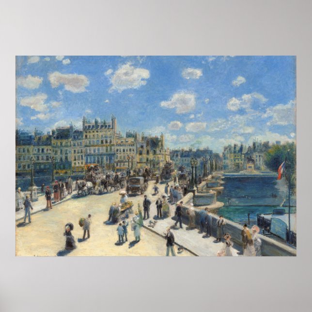 Affiche Pierre A Renoir | Pont Neuf, Paris (Devant)