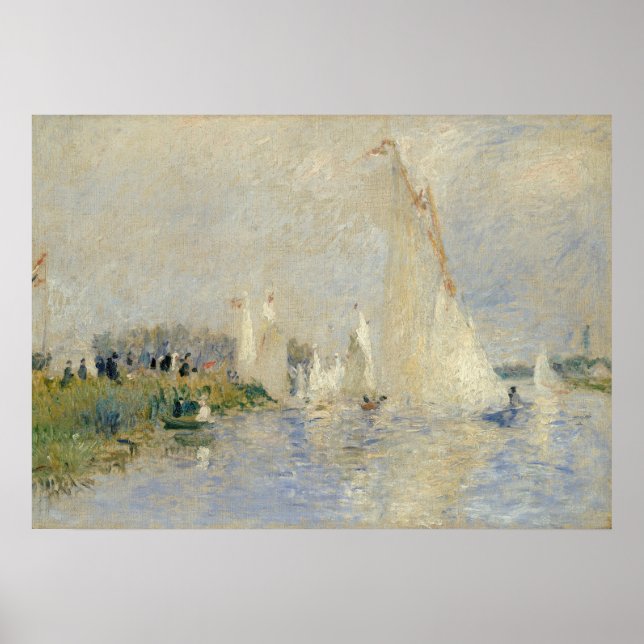 Affiche Pierre A Renoir | Regatta à Argenteuil (Devant)