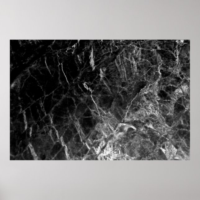 Affiche Pierre arrière - plan de texture noire (Devant)