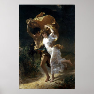 Affiche Pierre-Auguste Cot La tempête